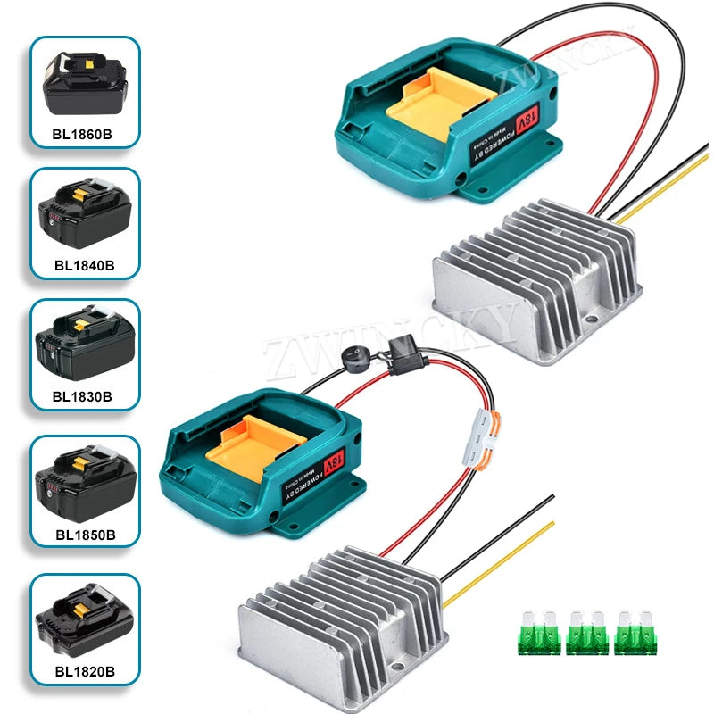 18V to 12V Step-Down Converter for Makita 18V for Power Whee