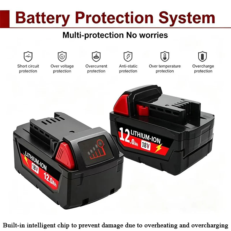 For Milwaukee M18 Power Tool Battery Charger BR XC 18V Milwa