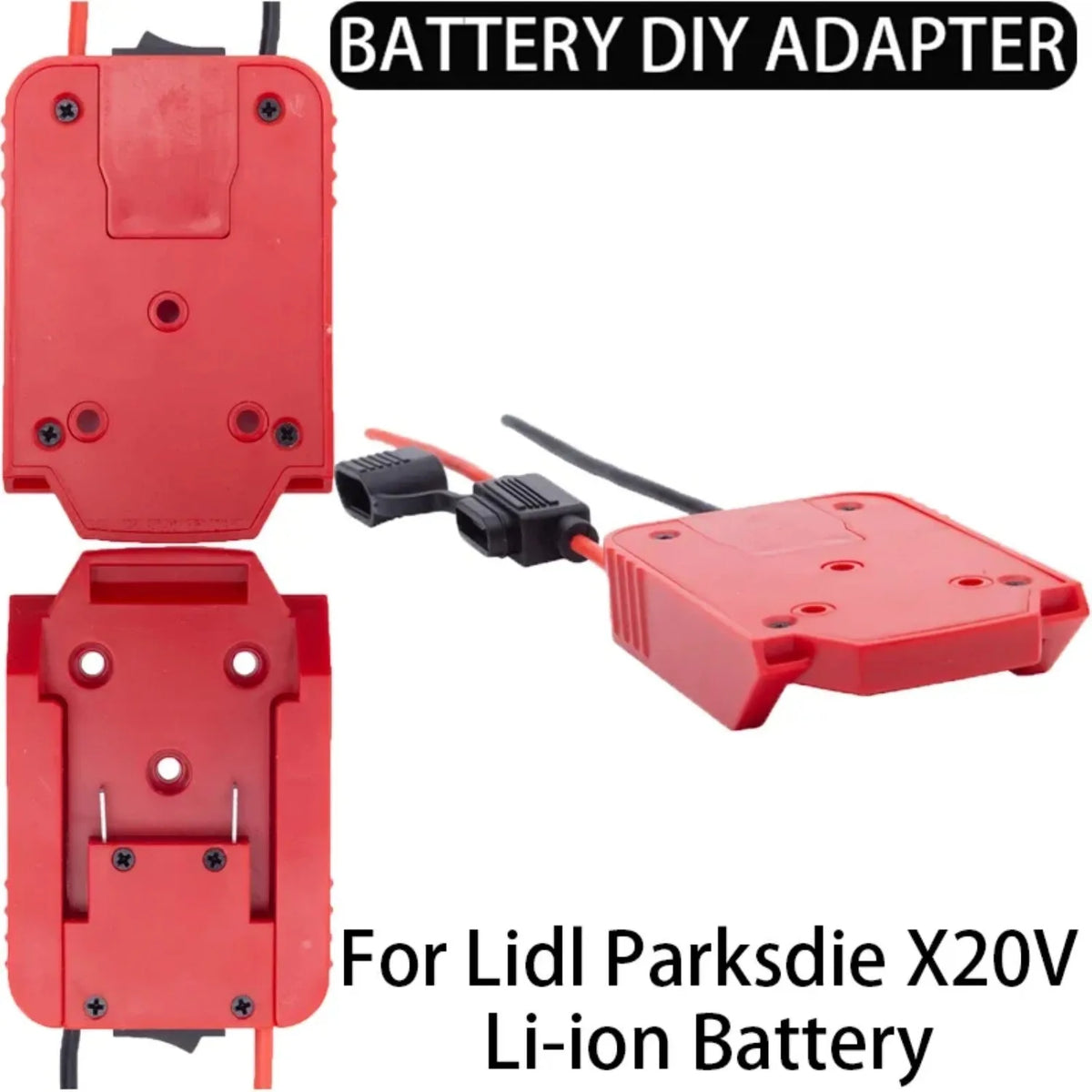 DIY Adapter for Lidl Parkside X20V Li-Ion Battery Adapter Ro