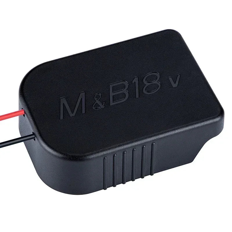 Li-ion Battery Power Supply Mount Connector DIY Adapter Dock Holder For Makita BL1830 For Bosch 14.4V-18V Lithium Battery BAT618