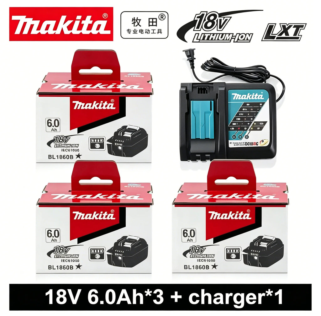 Original Makita18V Battery Compatible Makita 18V Power Tool DDF487 DGA404 DTW700 DTD173 Lithium-Ion Battery Replacement