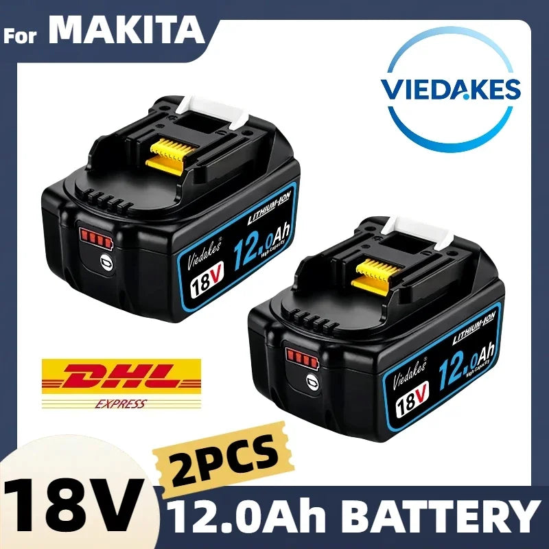 NEW Original For Makita 18V Battery 12000mAh Compatible with