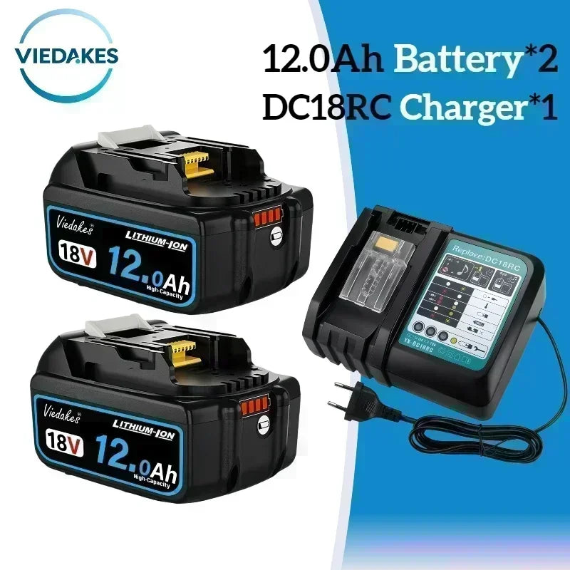 For Makita 18V 9Ah Lithium Battery BL1860B BL1850B High Drain BMS Protected Rechargeable Power Tool Battery