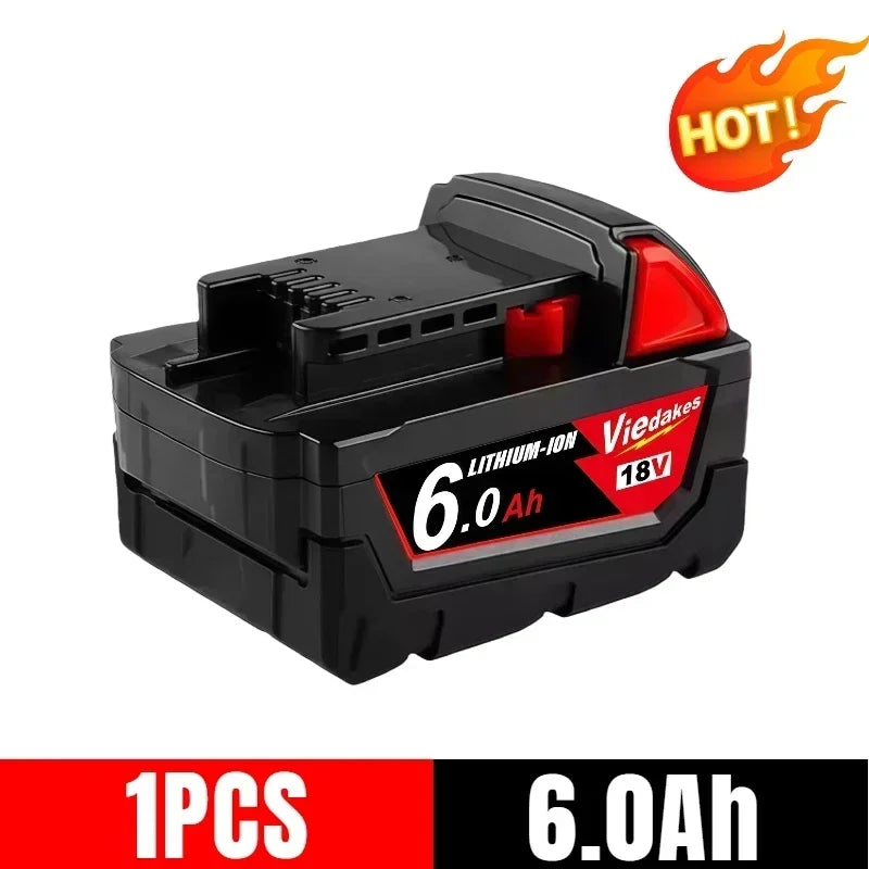 100% New 18V 12.0Ah For Milwaukee 18v Battery Li-Ion Replacement Battery For M18 48-11-2830 0730-20 power Tool battery