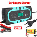 140W 10A 12V Car Battery Chargers EU Plug Adapter 100V-240V 