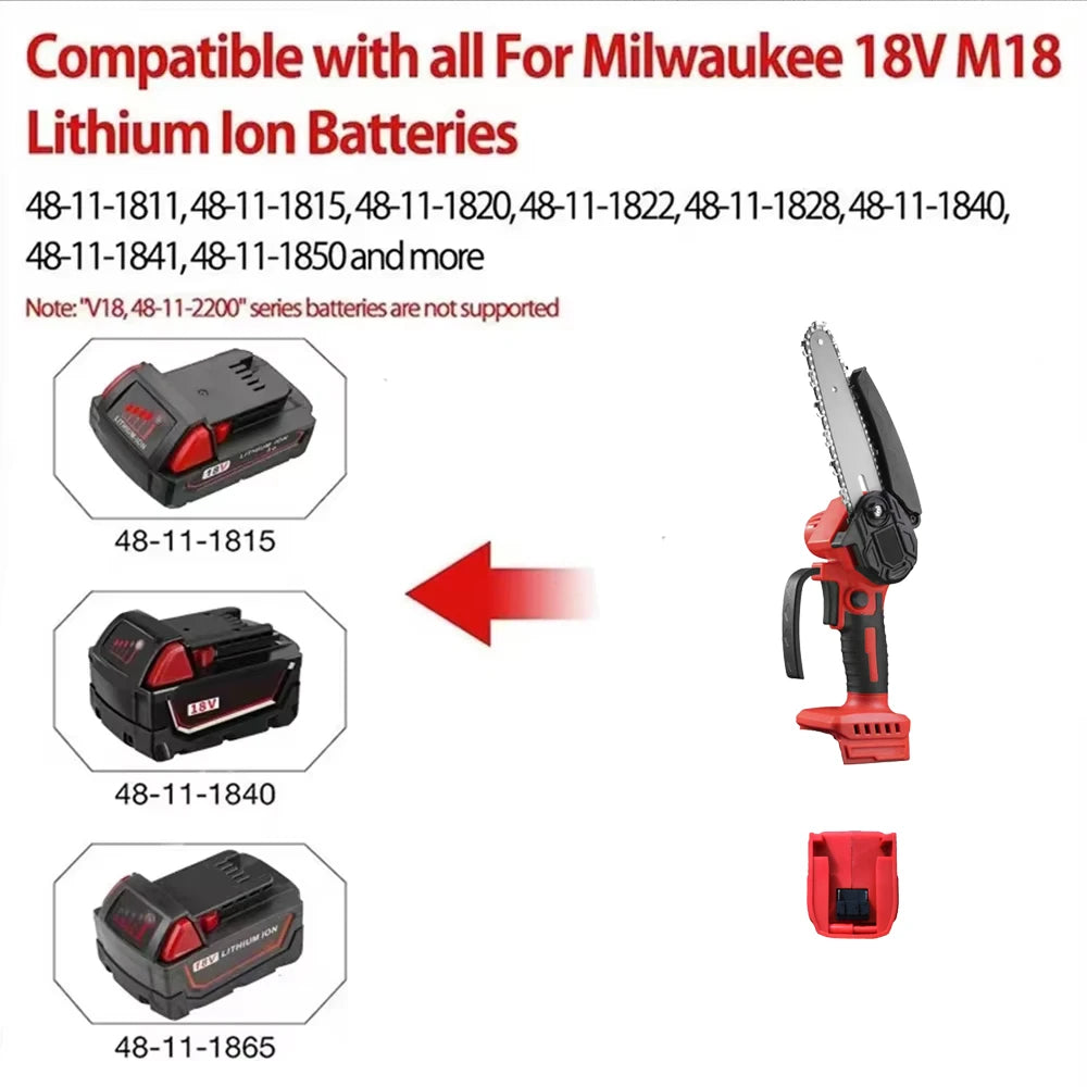 VILASTING Mini Chainsaw 4/6Inch Cordless Woodworking Garden 