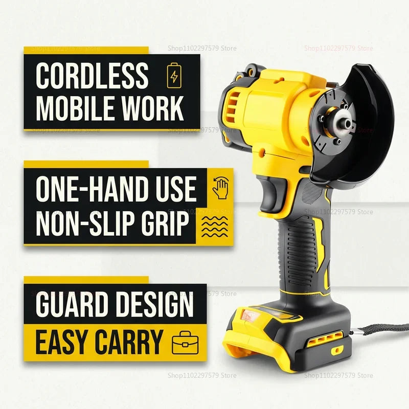 Cordless Angle Grinder 3 Inch Mini Polishing Grinding Machin