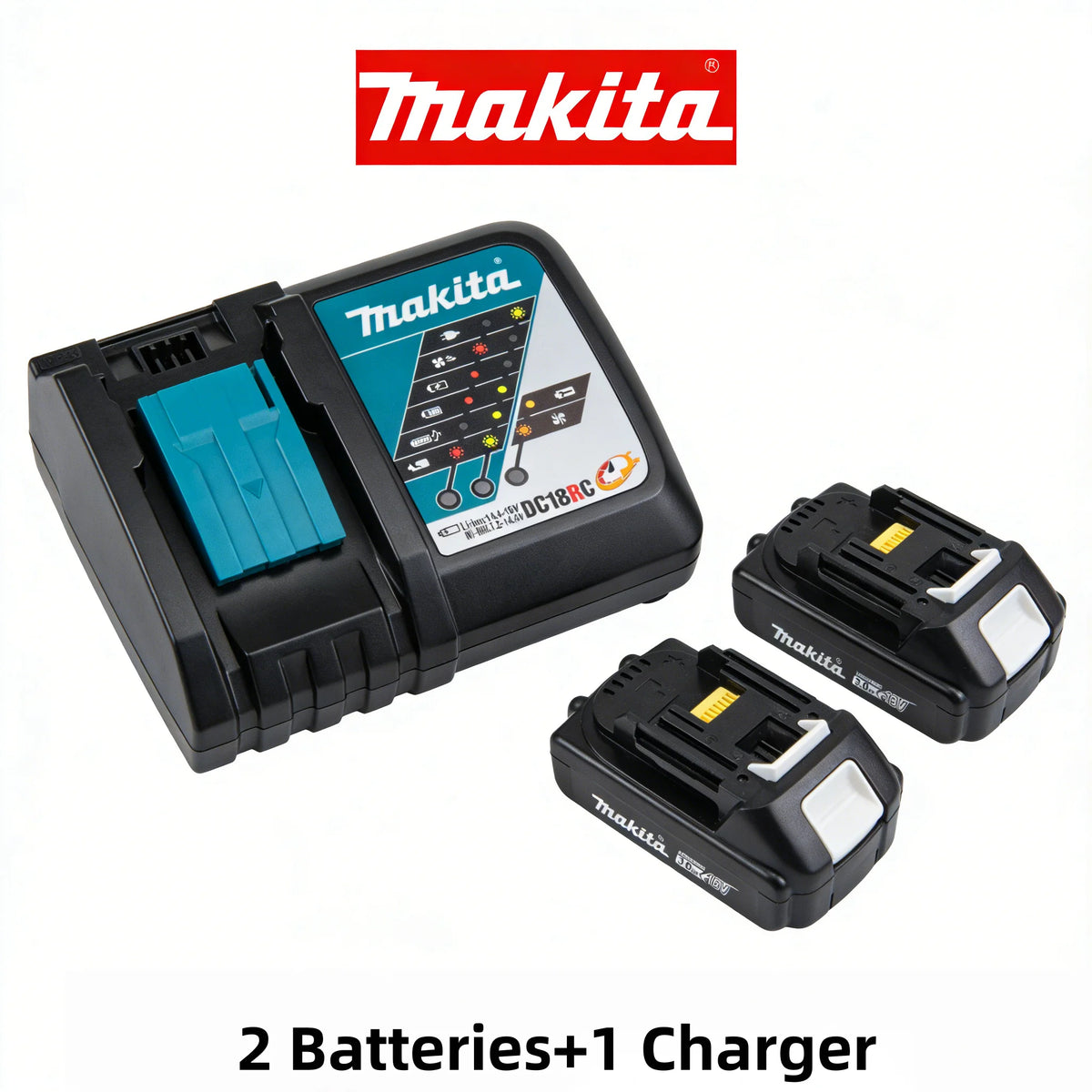Genuine Makita BL1830 18V 3.0Ah Battery + DC18RC Charger Set For Power Tools.