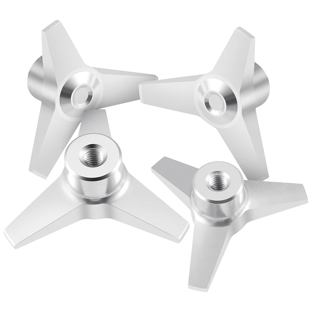 TRINOOD 4Pcs Metal Wheel Nuts Adapter for 1/10 Tamiya Clod B