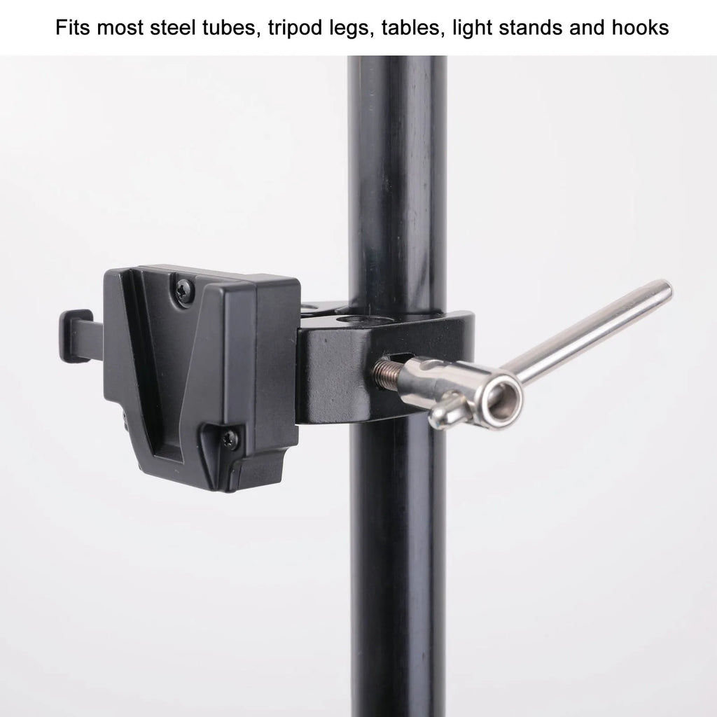 V Mount Clamp Strong Grip 1.66in Open 8.8lb Load V Mount Loc
