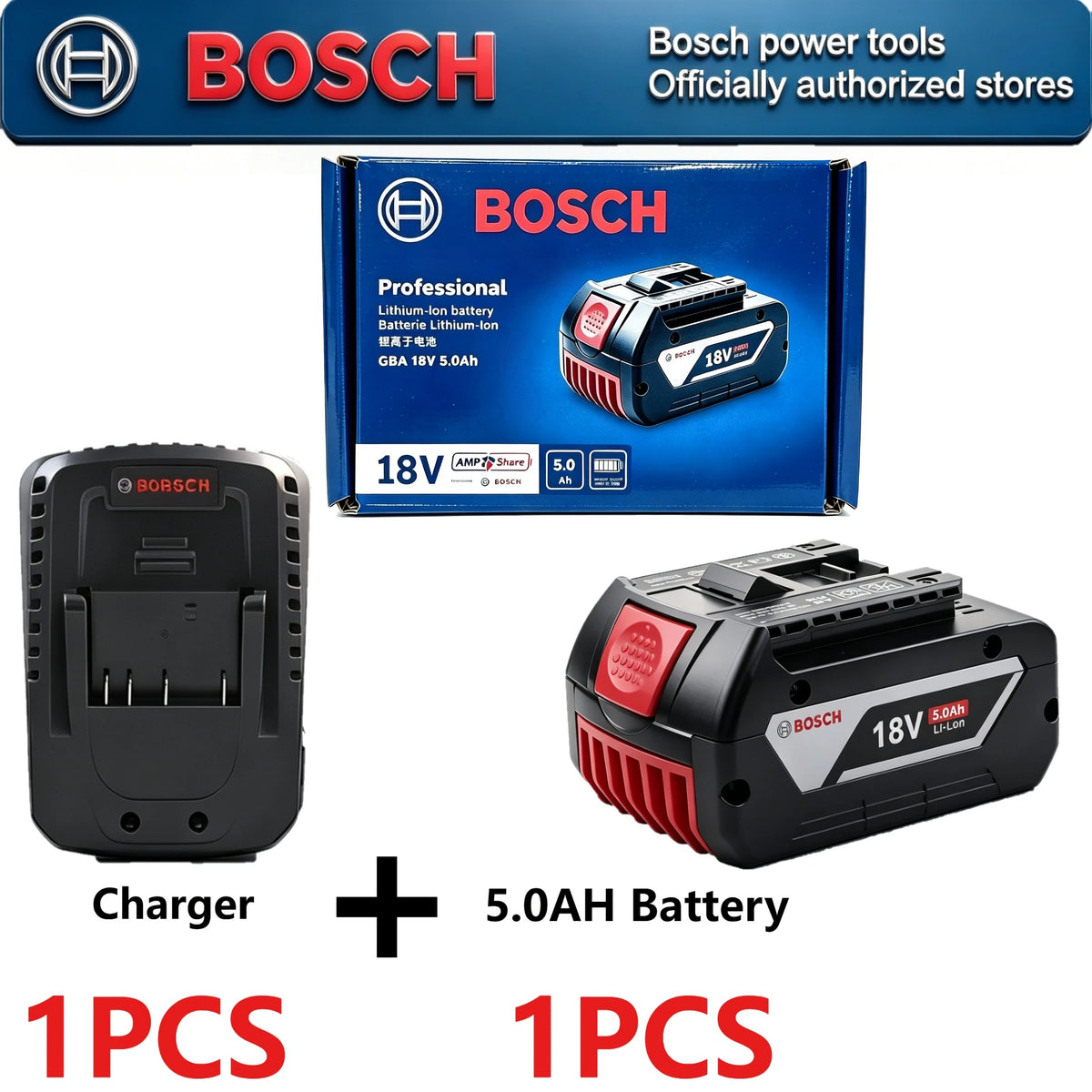 New Original BOSCH 18V Lithium Battery GBA18V6.0 High Capacity Power Pack for Bosch Cordless Drill Grinder Impact Wrench Tools