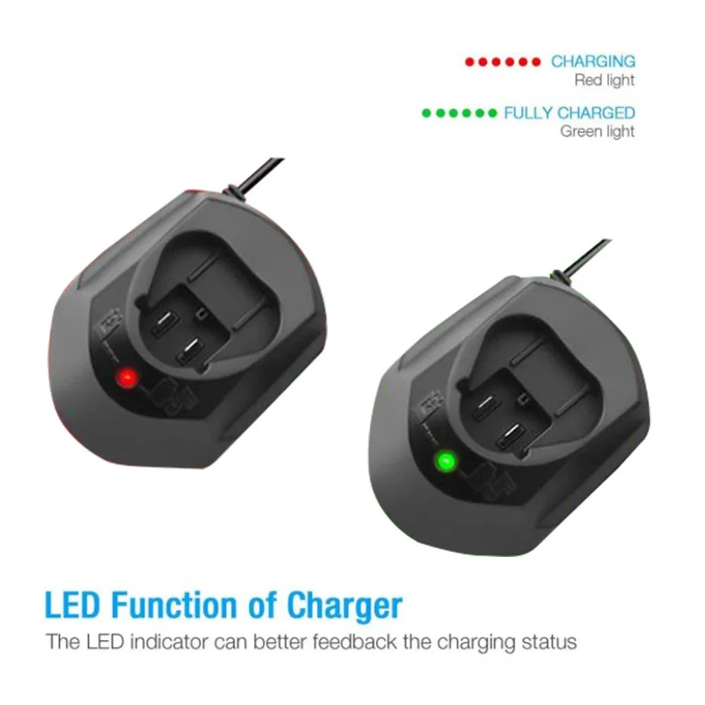 EU/US Plug Li-ion Battery Charger with Indicator Light for B