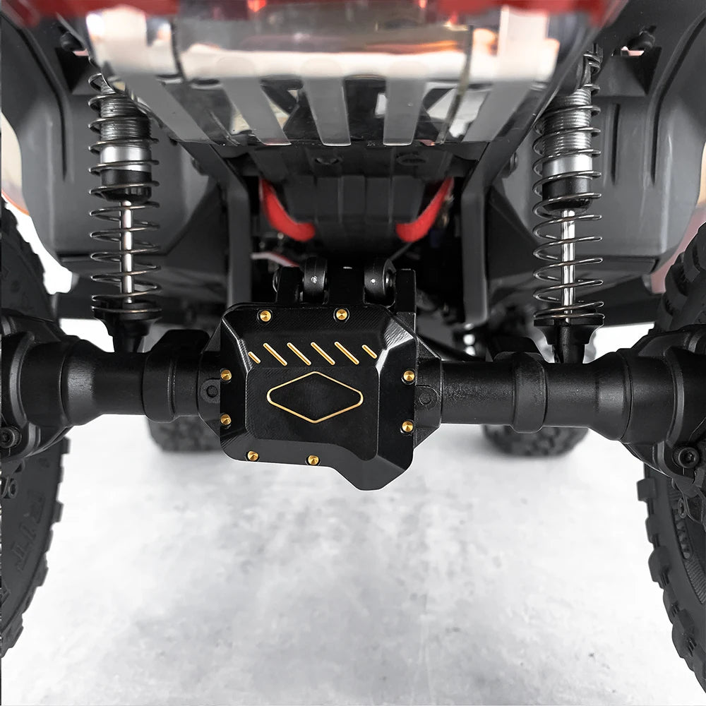 AXSPEED Brass Axle Housing Cover Differential Cover Counterw