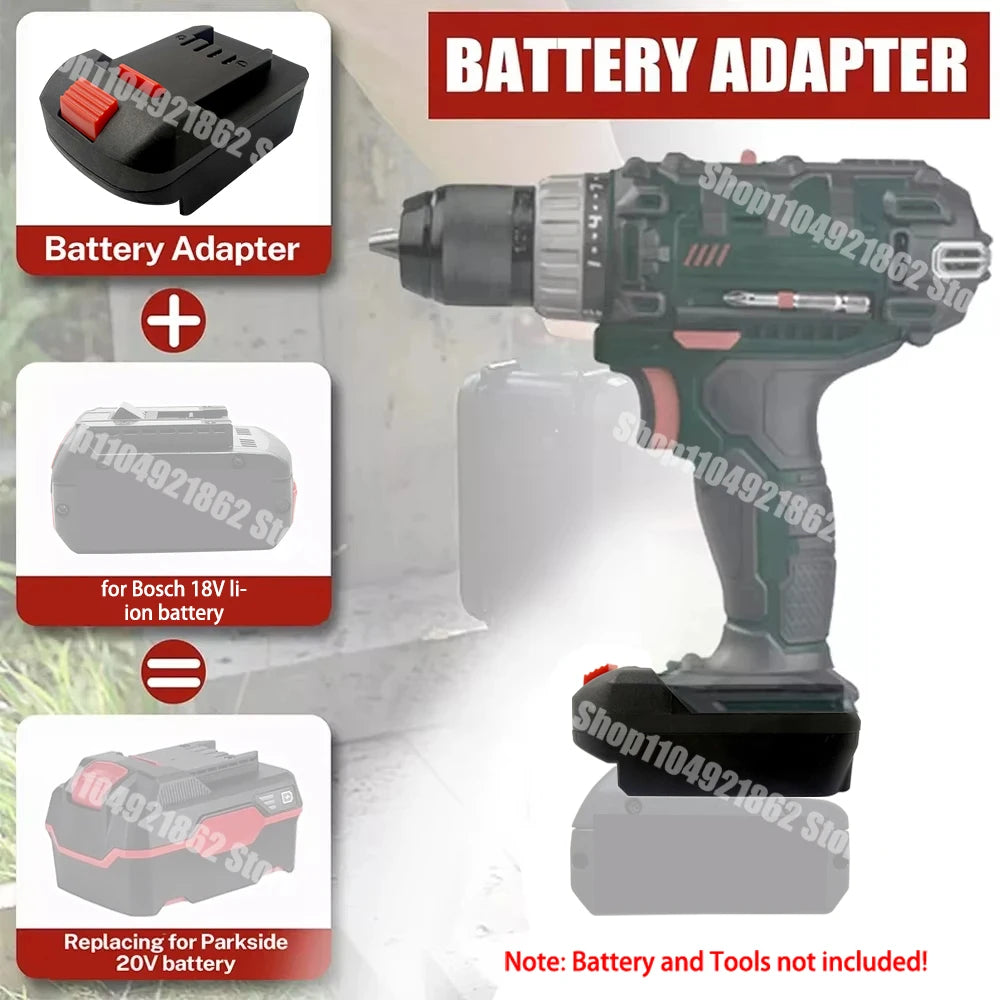 For Parkside XTeam 20V Power Tool Converter Adapter for Maki