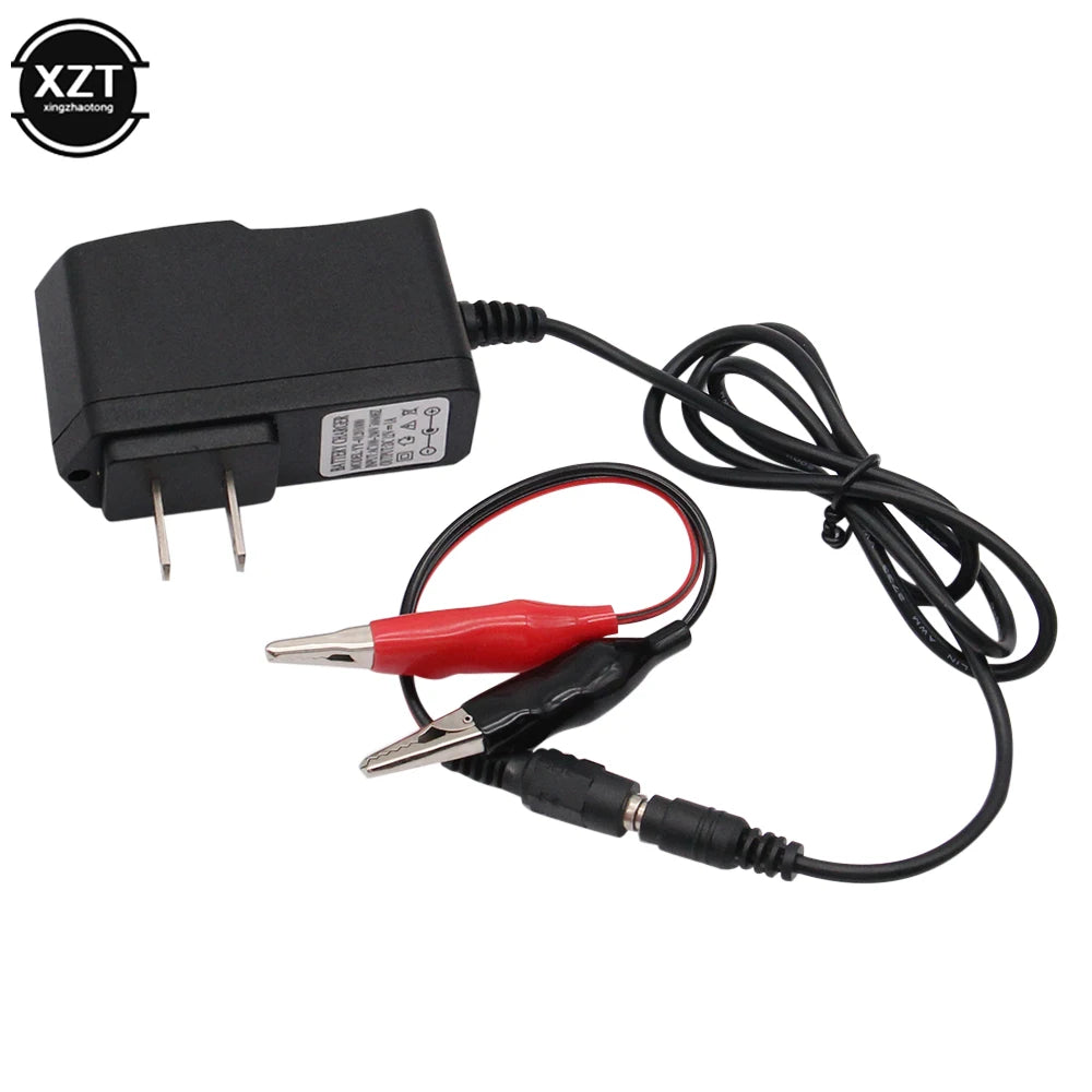 12V 1000ma Lead Acid Dry Battery Charger for Car Motorcycle 
