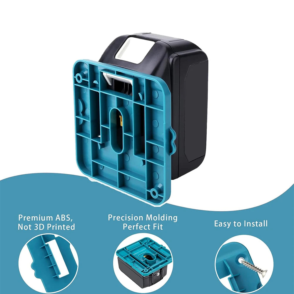 6-Slot Battery Carrying Holder for Makita 18V battery Batter