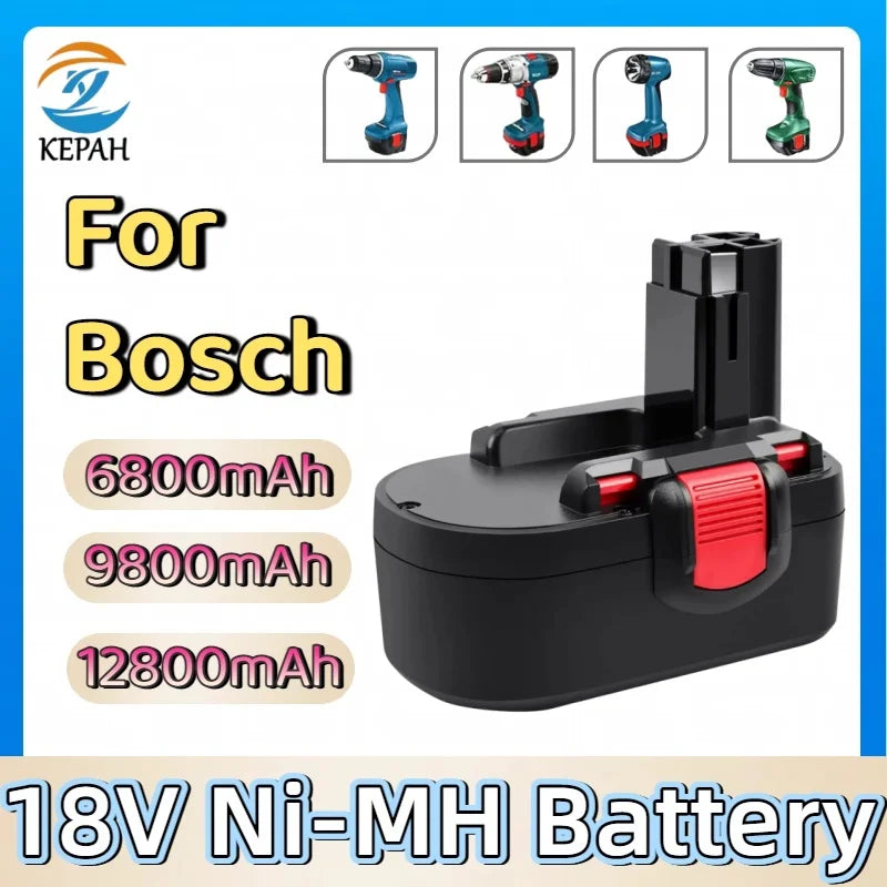 New For Bosch 18V 4.8/6.8/9.8/12.8Ah BAT025 Rechargeable Bat