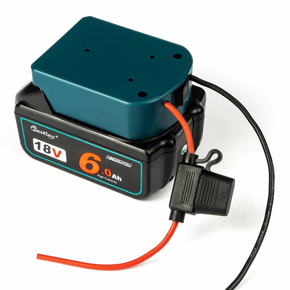 External Battery Adapter Converter for Makita 14V/18V Batter