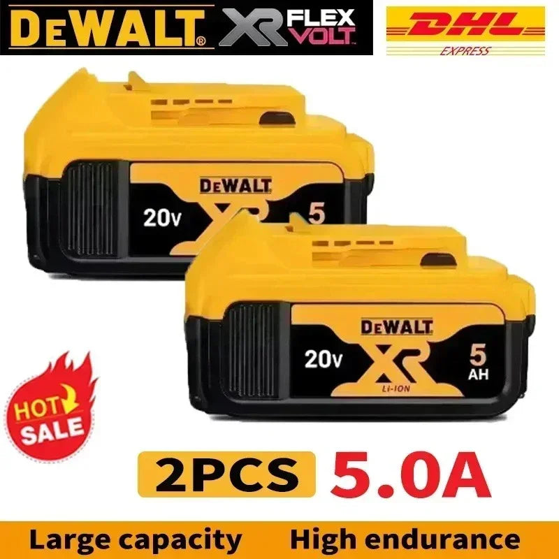 Genuine Dewalt Battery 20V/60V 2Ah 5Ah 6Ah 9Ah Rechargeable Lithium Ion Battery DCB609 Dewalt Power Tools Replacement Battery