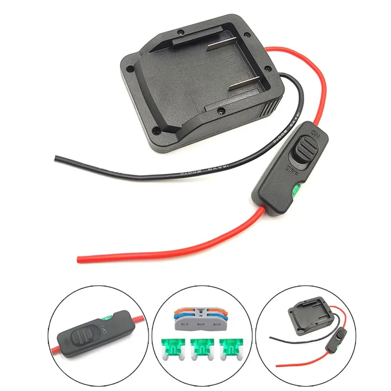 For Metabo Power Battery Adapter Wheel for 18V Li-ion Batter