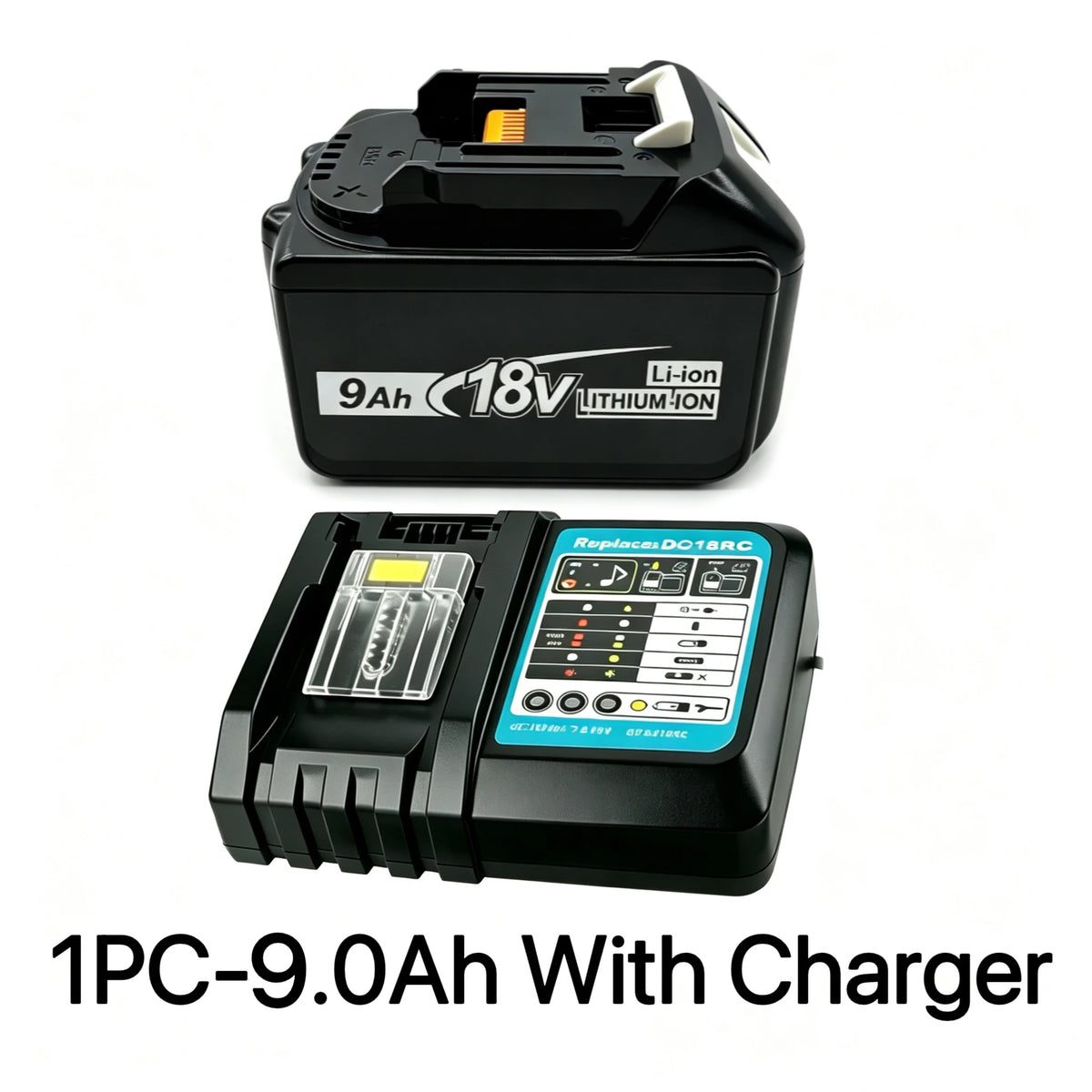 For Makita18V 9.0Ah Li-ion Replacement Battery BL1860B BL1860 BL1850 BL1840 BL1830 LXT400 Cordless Power Tool Battery