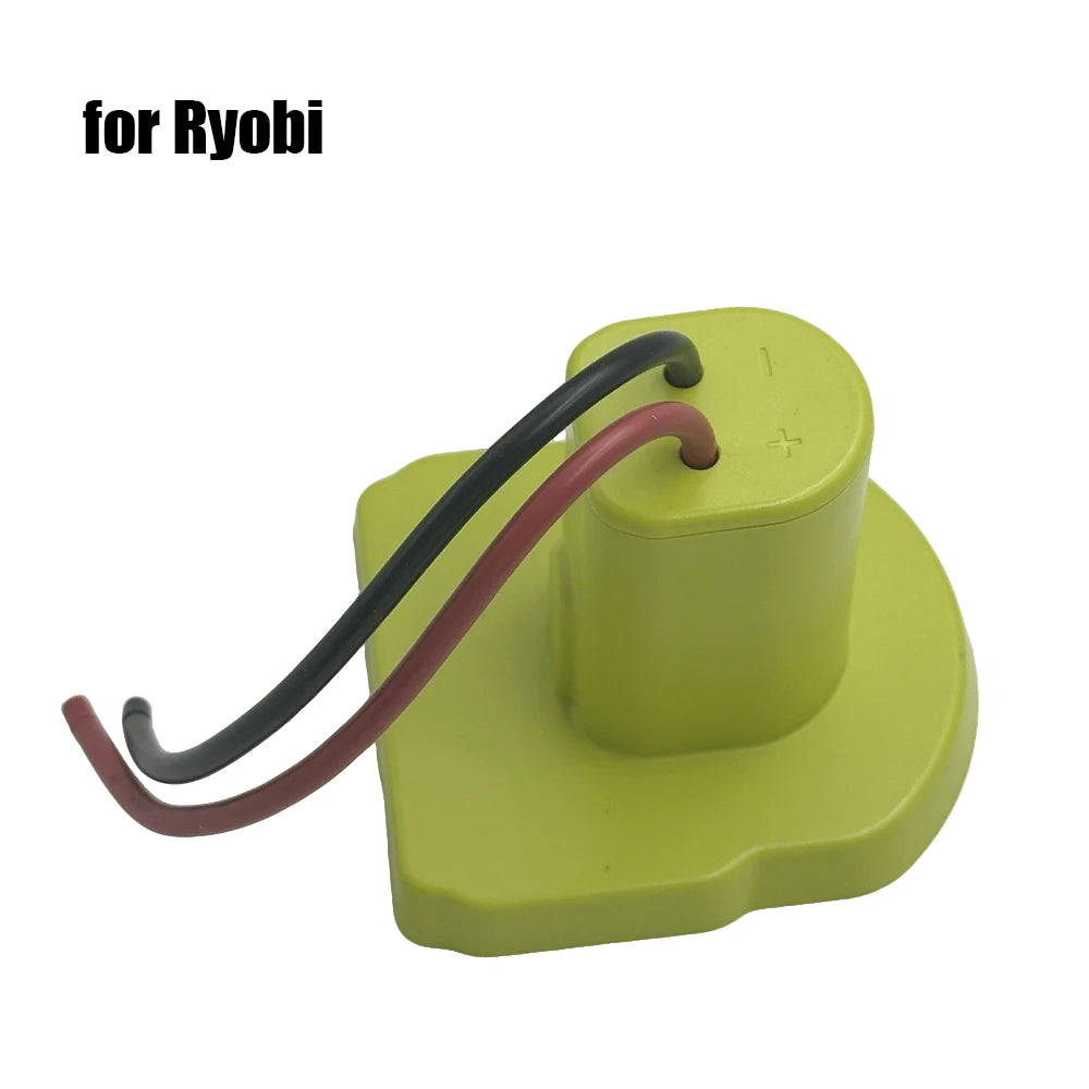 Power Wheel Adapter for Makita/Bosch/Milwaukee/DW/Ryobi 18V Li-ion Battery DIY Power Connector Dock Holder(No Battery)