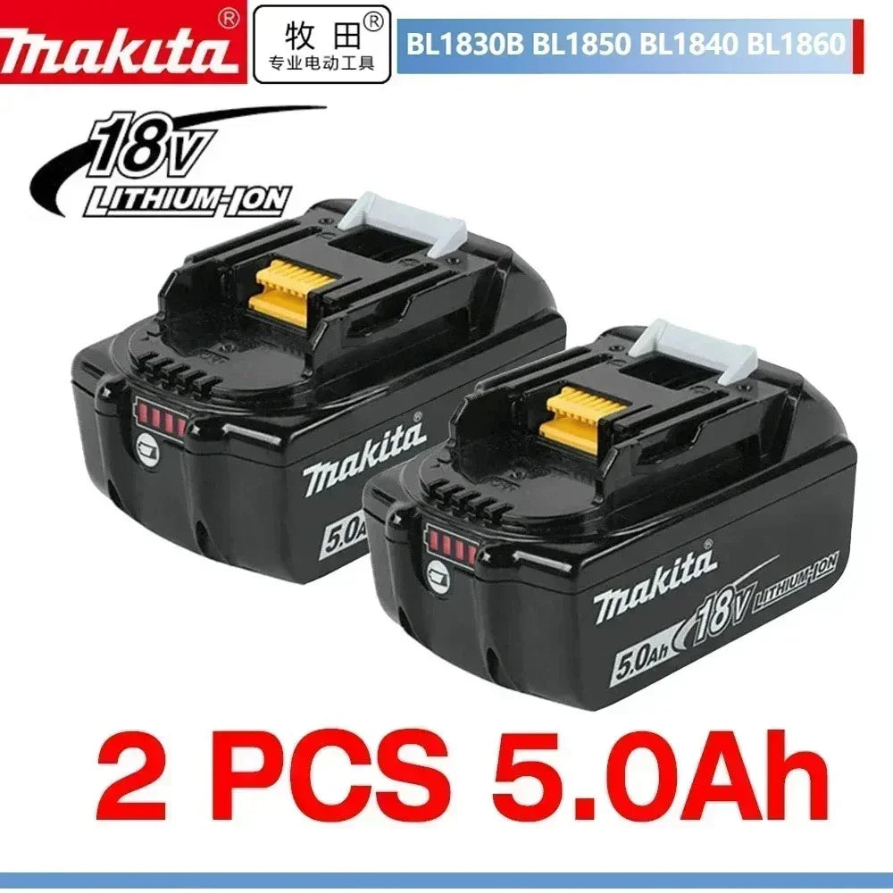 Makita 18V 6/5Ah Original Rechargeable Battery Fits BL1840 BL1850 BL1860B High-Capacity Power Tool Battery Reliable Performance