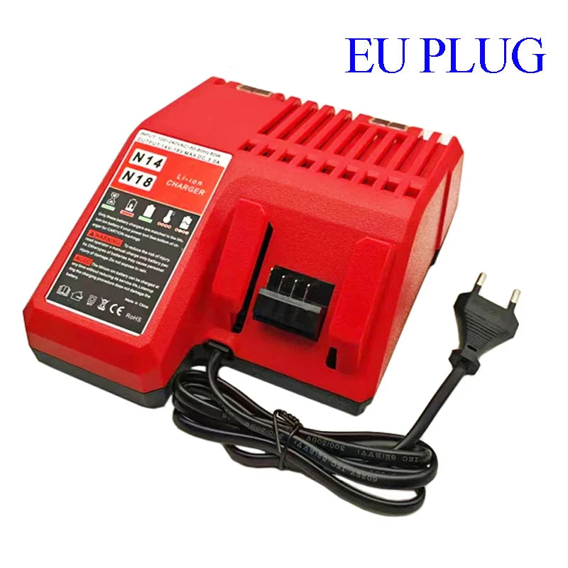 Power Tool Accessories Parts For Milwaukee 14.4V 18V Li-ion Battery Charger For M18 Lithium Ion Battery 48-11-1852 48-11-1811