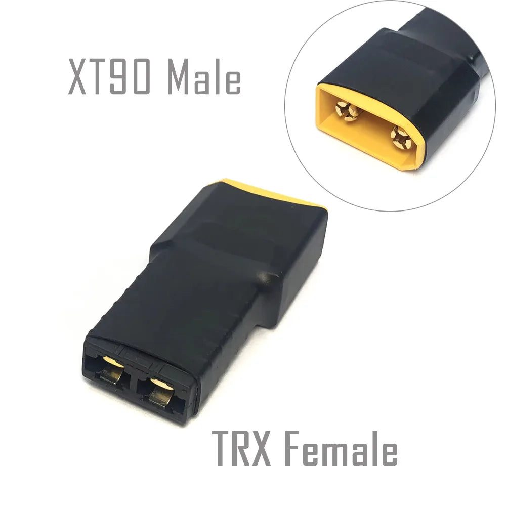 YSIDO RC Battery Adapter XT60/XT30/XT90/T Plug/TRX Connector Female to Male / Male to Female Converter for RC Drone Car Boat DIY
