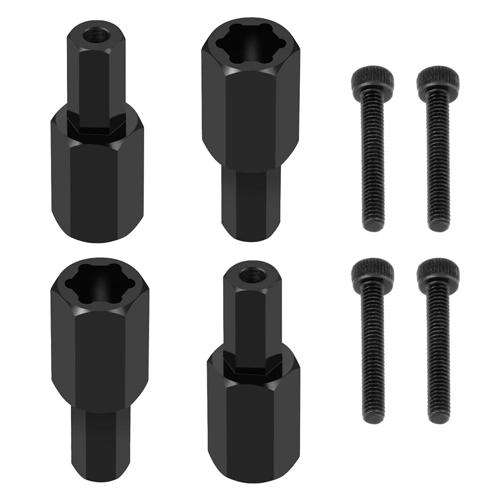 AXSPEED 4Pcs 5mm to 5mm Wheel Hex Hub Adapters for WPL C34 C24 1/16 RC Crawler Truck 1/2 Widen Offset Upgrade Parts