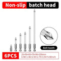6/12PCS Magnetic Screwdriver Bit Set 1/4 Inch PH2 Anti-Slip 