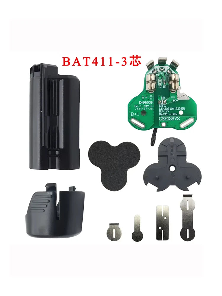 BAT420 Li-ion Battery Plastic Case PCB Charging Protection Board Box For Bosch 10.8V 12V BAT412A BAT413A BAT411 Housing Shell