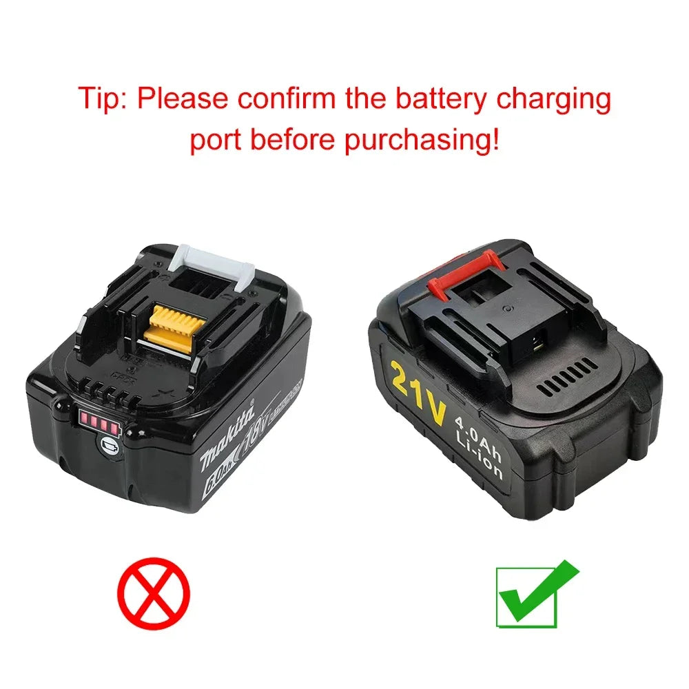US/EU Plug Li-ion Battery Charger Quick Charge 18V 21V Power