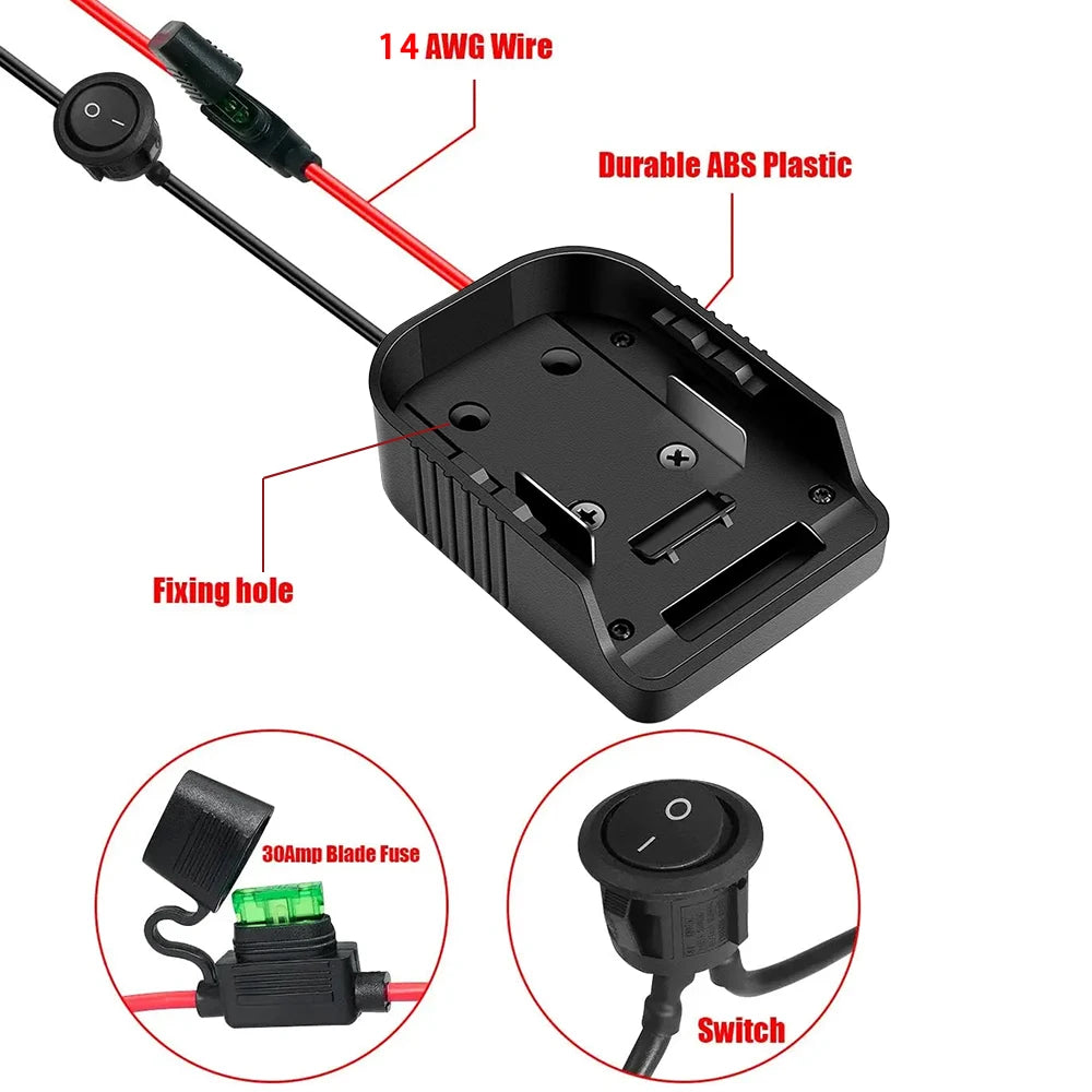 External Power Supply DIY Connector Adapter Converter For Ma