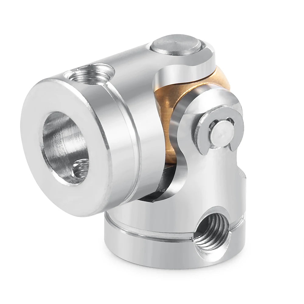 TRINOOD 1Pcs Stainless Steel RC Car Couplings Shaft Motor Connector Universal Joint for 1/14 Tamiya Trucks Tractor Trailer Parts