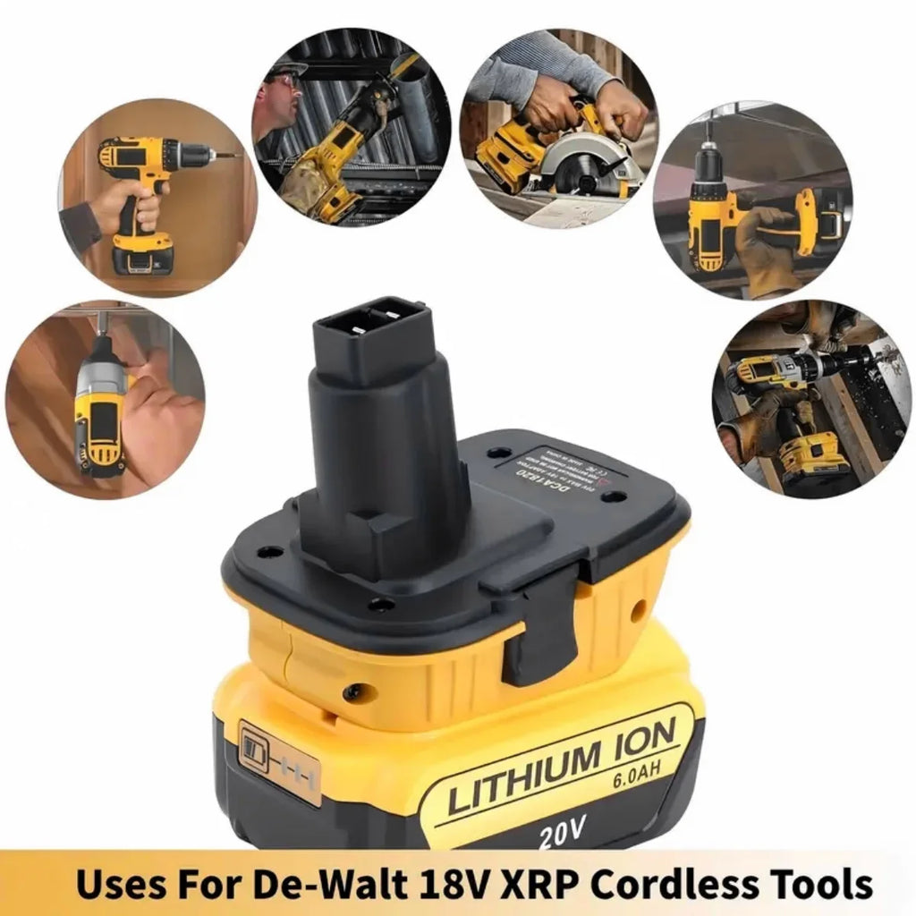 New Electric Drill Tool Lithium Battery Adapter for Dewalt D