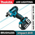 Makita DTD173 Bule 18v Brushless Lithium-ion Impact Driver P