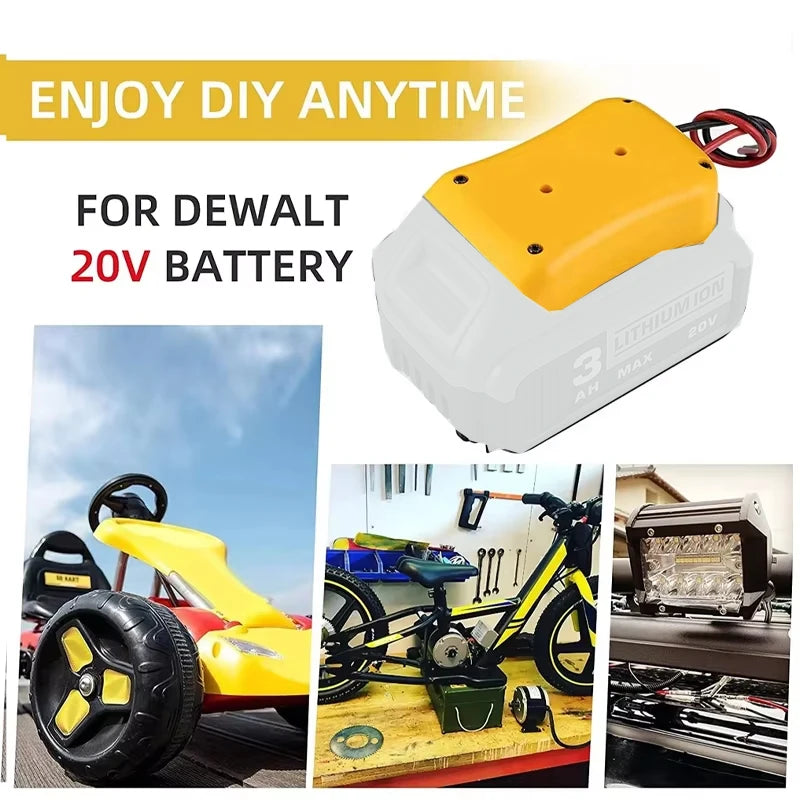 For Dewalt 18V/20V Max Battery Adapters Dock Power DIY Batte