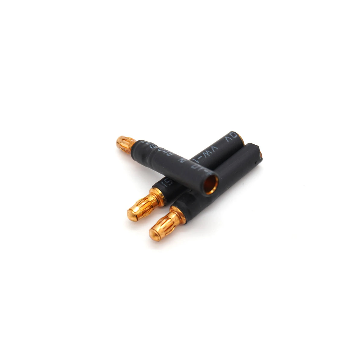 3PCS BOGIRC Male Female Gold Bullet 3.5mm/4.0mm/6.0mm/6.5mm 