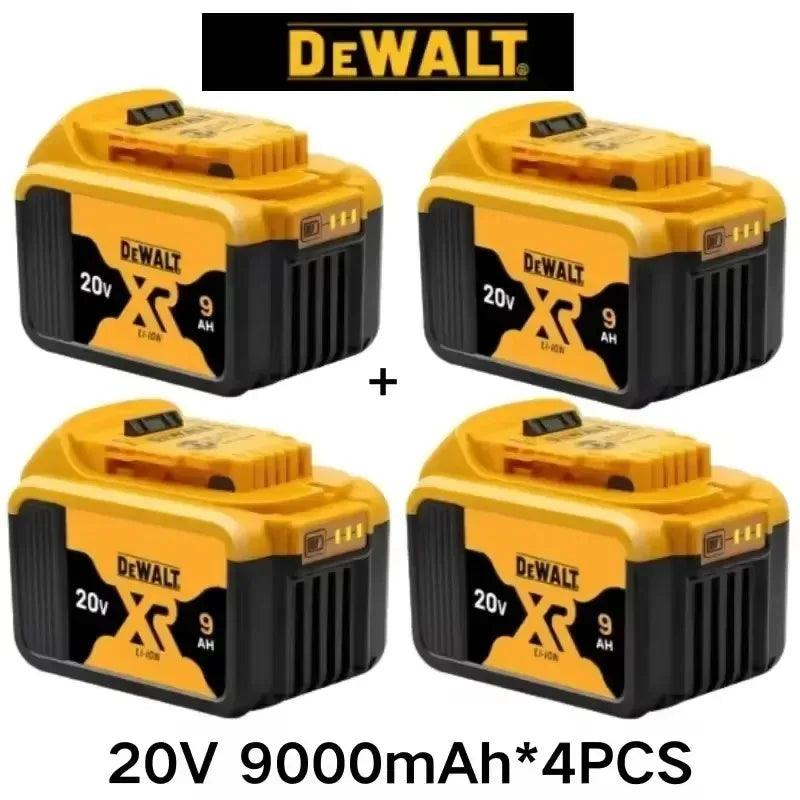 DeWALT XR 100% Original Battery 18V/20V/60V 5.0Ah 6.0Ah 9.0Ah For DCB200 DCB202 DCB205 DCB206 DCB209 DCB609 Power Tool