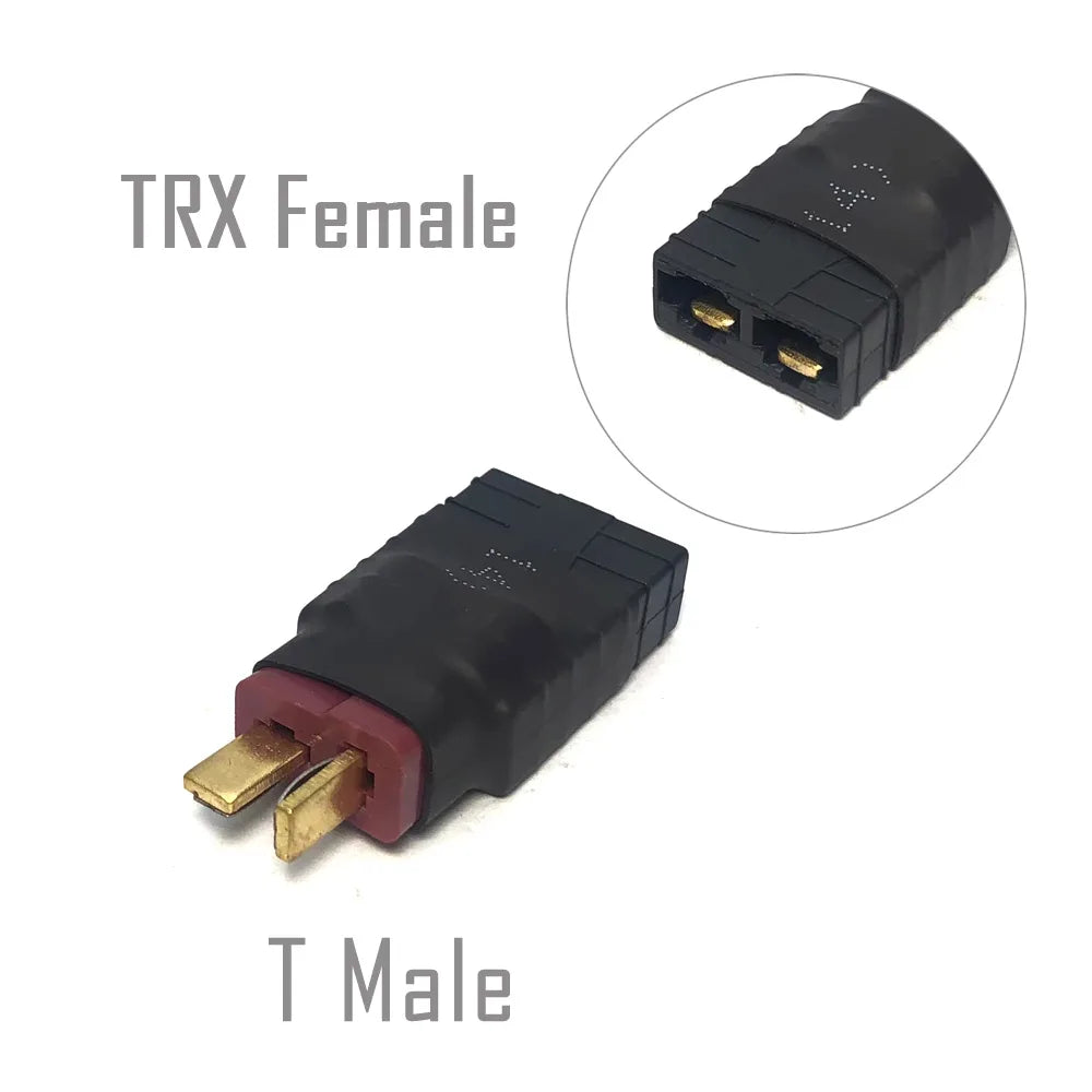 YSIDO RC Battery Adapter XT60/XT30/XT90/T Plug/TRX Connector Female to Male / Male to Female Converter for RC Drone Car Boat DIY