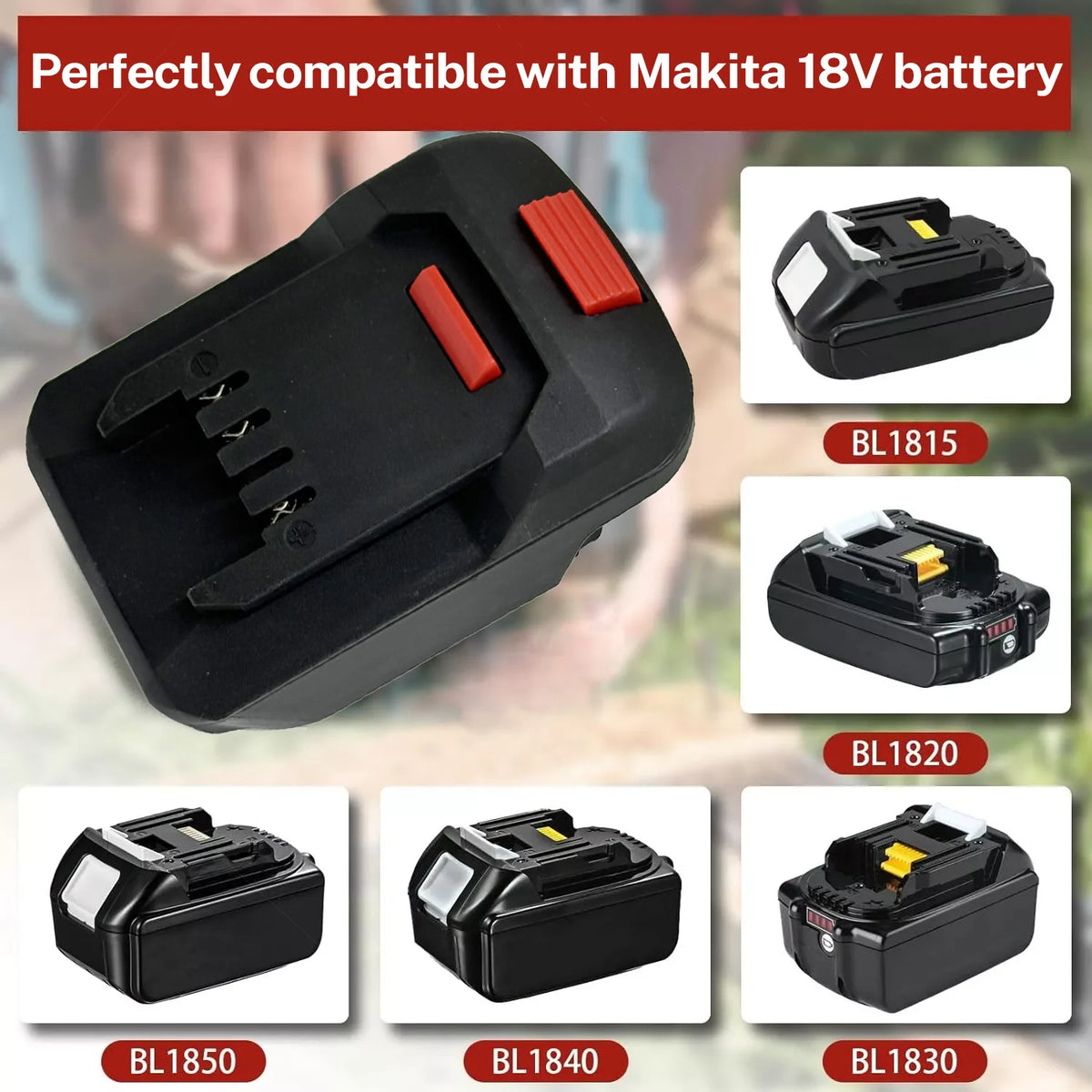 For Makita 18V Li-ion Battery Convert to for Lidl Parkside X