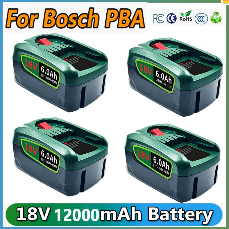Original Battery For Bosch PBA Rechargeable Battery 18V For 