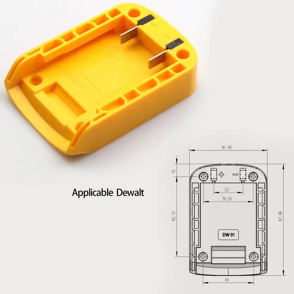 1PC DIY Adapter Converter Base Charging Head Shell For Makit
