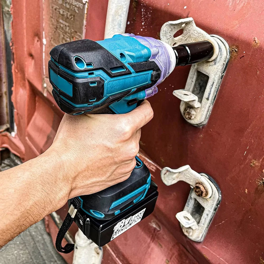 2 In 1 Brushless Cordless Wrench LED Light Adapt To Makita B