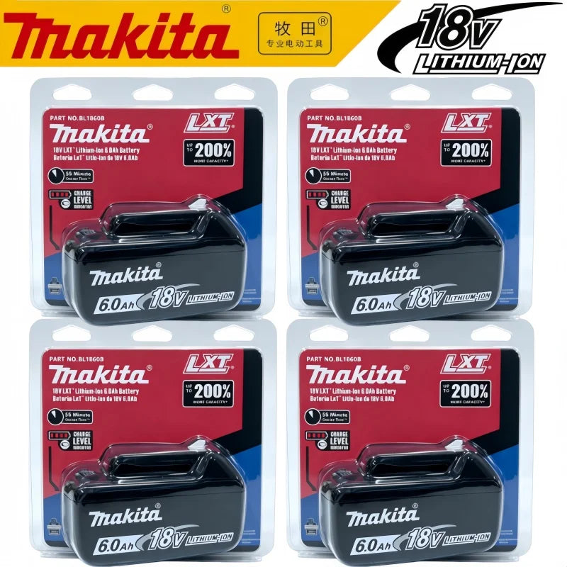100% Original Makita 18V 6.0Ah Rechargeable Battery For Maki