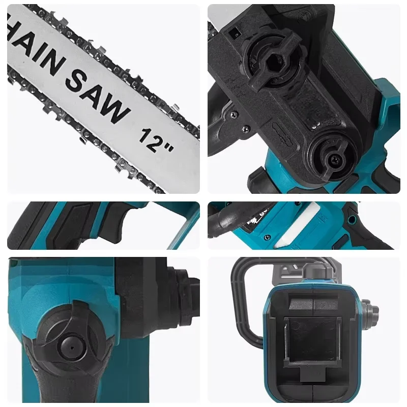 600W Handheld Brushless Woodworking Chainsaw Power Tool For 