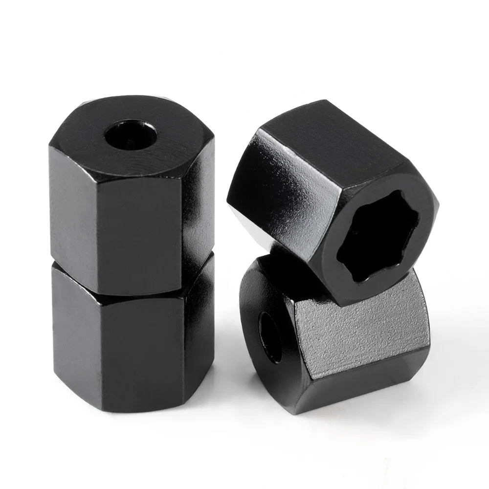 AXSPEED 4Pcs Aluminum 7mm to 12mm Wheel Hex Hub Adapters Con