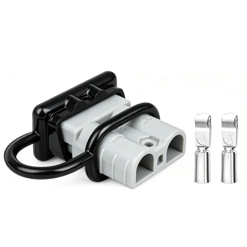 For Anderson Style Plug Connectors Adapter 50A DC for Power Tool Charger Battery Car RV Solar Panel Electronic Power Accessories