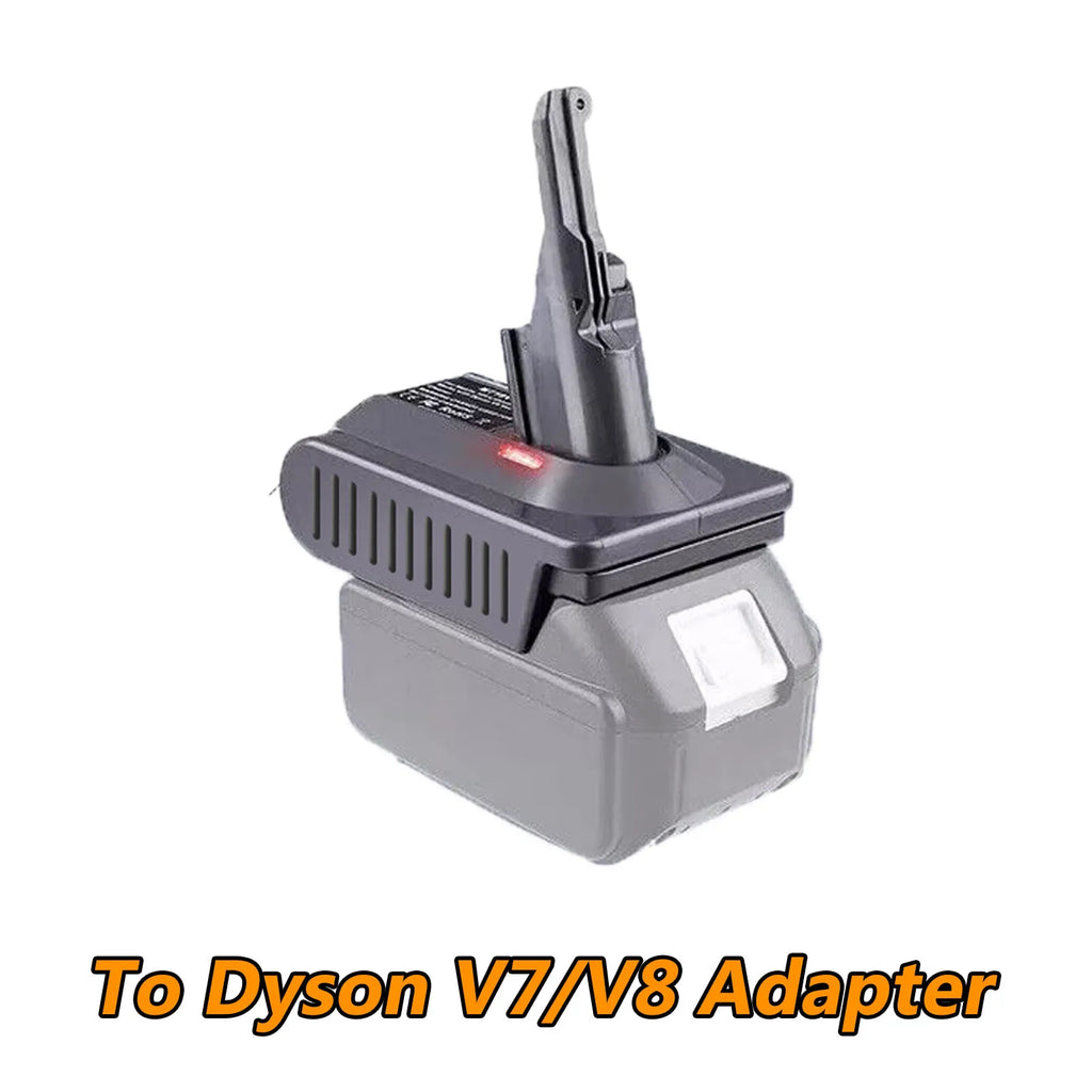 Turpow Battery Adapter For Makita BL1830 18V Battery to Dyson V7/V8 Adapter with Dyson V7/V8 Series Lithium Tool Batteries